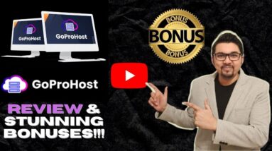 GoProHost Review⚡💽💻⚡Host Unlimited Website & Domains For A One-Time Fee of $17⚡💽💻⚡+XL Bonuses💸💰💲