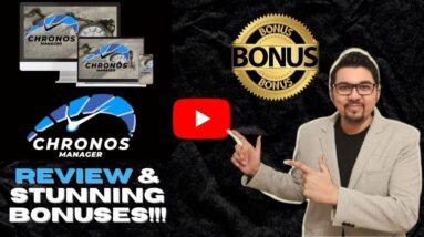 Chronos Manager Review ⚡⌛⌚⚡Organizes Our Time In A Few Simple Clicks⚡⌛⌚⚡+XL Mad Traffic Bonuses💸💰💲