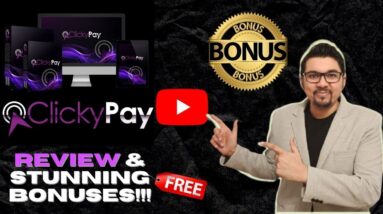 ClickyPay Review⚡💻📲World’s 1st System That Pays To Click On Advertisements📲💻⚡FREE+150 Mad Bonuses💸💰💲