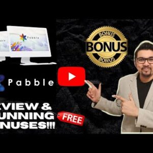 Pabble Review⚡💻📲WORLD'S FIRST AI-Based 3D Cartoon Character Builder📲💻⚡Get +150 Free Bonuses💸💰💲