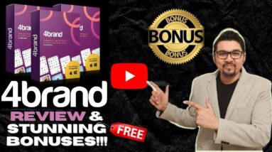 4Brand Review⚡💻📲All-In-One Branding Software One Stop Shop📲💻⚡Get +150 Free Bonuses💸💰💲