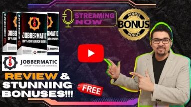 JobberMatic Review⚡💻📲Builds Profitable 100% Done-For-You JOB SEARCH Sites📲💻⚡Get FREE +150 Bonuses💸💰💲