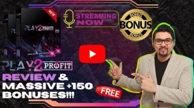 Play2Profit Review⚡💻$147B Monetization Technology Pays $5~$10 In PayPal Cash💻⚡Get FREE +150 Bonuses💰