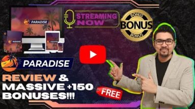 Paradise Review⚡💻📲All-In-One System With +300 Powerful Traffic Sources📲💻⚡Get FREE +150 Bonuses💸💰💲