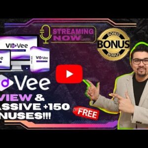 VidVee Review⚡💻📲Create Branded Video Channels Packed FREE Viral Traffic📲💻⚡Get FREE +150 Bonuses💲💰💸