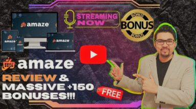 AMAZE Review⚡💻📲World's BEST "Automated Store" Builder With Free BUYER Traffic📲💻⚡FREE +150 Bonuses💲💰💸