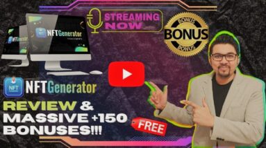 NFT Generator Review⚡💻📲Create & Sell Unlimited NFT In Minutes📲💻⚡Get FREE +150 Bonuses💲💰💸