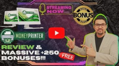MoneyPrinter Review⚡📲PASSIVE “Side-Hustle” That Makes $500-$2000 Every Month📲⚡Get FREE +250 Bonuses💰