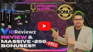 VIDReviewz Review⚡💻📲World's 1st Automated Product Review Creator📲💻⚡Get FREE +250 Bonuses💲💰💸