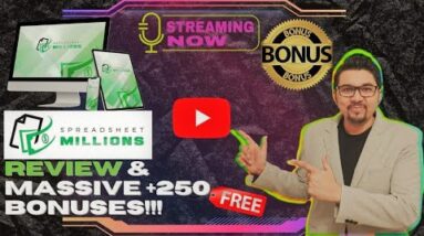 Spreadsheet Millions Review⚡💻📲SIX FIGURES A DAY WITH A SIMPLE SPREADSHEET📲💻⚡FREE +250 Bonuses💲💰💸