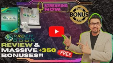 ProfitBook Review⚡💻📲Generate Unique eBooks & Articles In Any Niche📲💻⚡Get FREE +350 Bonuses💲💰💸