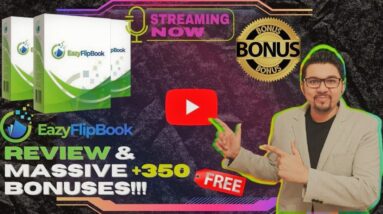 EazyFlipBook Review⚡💻📲Create Amazing FLIPBOOKS & Keep 100% Profits📲💻⚡Get FREE +350 Bonuses💲💰💸