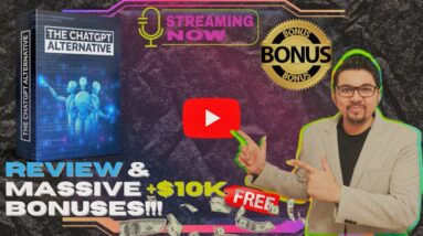 The ChatGPT Alternative Review⚡📲AI To Increase Your Affiliate Commissions💻⚡Get FREE +350 Bonuses💲💰💸