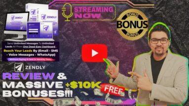 ZENDLY Review⚡📲All-In-One Email, SMS, WhatsApp & Facebook AI Autoresponder💻⚡Get FREE +350 Bonuses💲💰💸