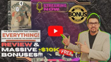 Time 4 Chat Review⚡📲💻Learn How To Monetize The Amazing ChatGPT💻📲⚡Get FREE +350 Bonuses💲💰💸