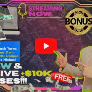 GPT eBook Pack Review⚡📲Access 10,000+ Unique Ebooks In +250 Niches💻⚡Get FREE +350 Bonuses💲💰💸