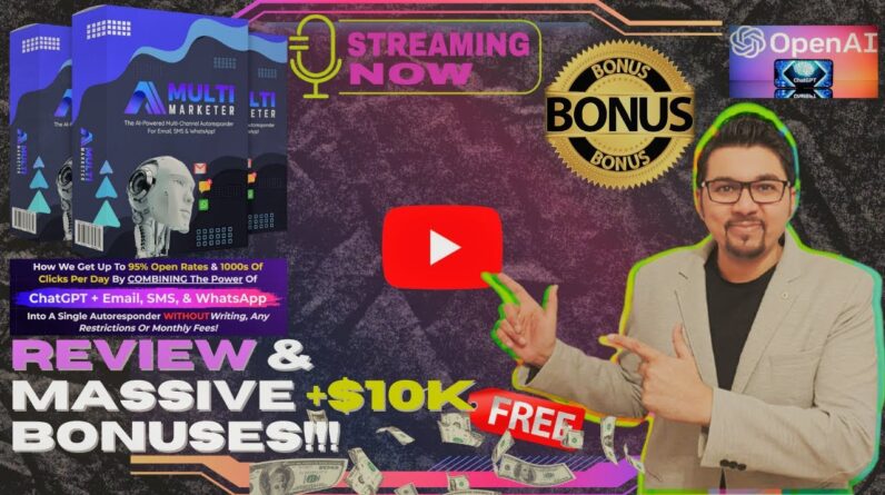 AI Multi Marketer Review⚡📲💻Send Unlimited Email, SMS, Whatsapp Broadcasts💻📲⚡Get FREE +350 Bonuses💲💰