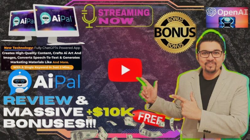 AI Pal Review⚡📲💻ChatGPT4 Powered Ultimate AI Assistant Tool💻📲⚡Get FREE +350 Bonuses💲💰💸