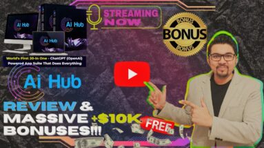 Ai Hub Review⚡🤖20-In One ChatGPT OpenAi Powered App Suite That Does Everything🤖⚡FREE +350 Bonuses💲💰💸