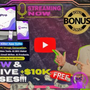 AiPro Review⚡📲💻World's First Al-In One - ChatGPT Killer App💻📲⚡Get FREE +350 Bonuses💲💰💸