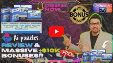 AiPuzzles Review⚡💻📲World's First ChatGPT4 Powered Puzzle & Maze Creator📲💻⚡FREE +350 Bonuses💲💰💸