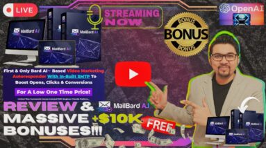 MailBard AI Review⚡📲💻[LIVE NOW] Next-Generation Video E-mail Marketing Platform💻📲⚡FREE Bonuses💲💰💸