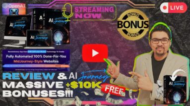 AI Journey Review⚡📲[LIVE] Create Fully Automated 100% DFY MidJourney-Style Websites💻⚡FREE Bonuses💲💰💸