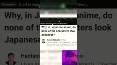 Why, in Japanese anime, do none of the characters look Japanese?