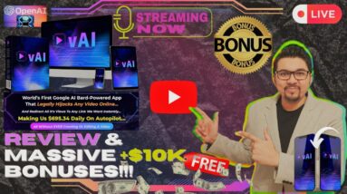 vAI Review⚡📲💻[LIVE] Turn ANY Video Into Profit-Pulling Machine💻📲⚡Get FREE +350 Bonuses💲💰💸