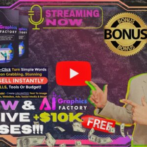 Ai Graphics Factory Review⚡📲💻[LIVE] Get Your Graphics Ready NOW with SDXL 1.0💻📲⚡FREE Bonuses💲💰💸