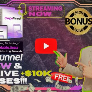 SwipeFunnel Review⚡📲💻[LIVE] Brand New AI Swiping Technology For UNLIMITED Traffic💻📲⚡FREE Bonuses💲💰💸