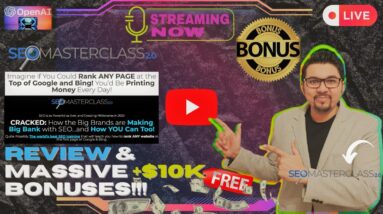 SEO MASTERCLASS 2.0 Review⚡💻[LIVE] Rank ANY Website On First Page Of GOOGLE & BING📲⚡FREE Bonuses💲💰💸