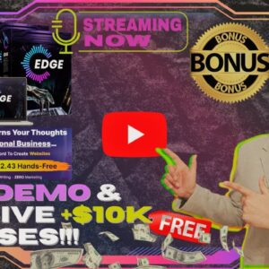 EDGE Demo⚡📲💻[LIVE] AI Assistant Marketing Suite With More Than 85 Ai Features💻📲⚡FREE Bonuses💲💰💸