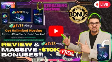 EVER Hosting Review⚡💻📲[LIVE] Host Unlimited Websites and Domains Forever📲💻⚡FREE Bonuses💲💰💸