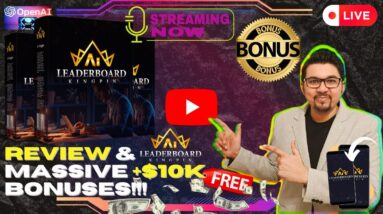 AI Leaderboard Kingpin Review⚡💻[LIVE] AI + Leaderboards + KingPin = MONEY📲⚡Get FREE +350 Bonuses💲💰💸