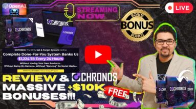 Chronos Review⚡📲💻[LIVE] Set & Forget Complete Done-For-You System💻📲⚡FREE Bonuses💲💰💸