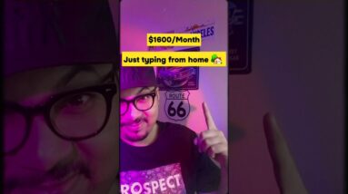Remote jobs where you get paid to type ⌨️ #remotejobs #wifimoney #sidehustle #howtomakemoneyonline