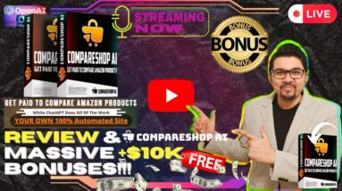 CompareShop AI Review⚡💻[LIVE] Get Paid To Compare Amazon Products📲⚡FREE Bonuses💲💰💸