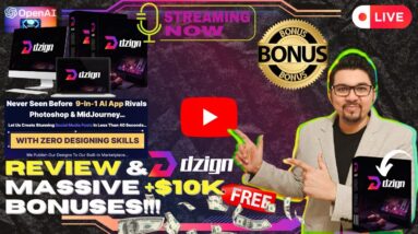 Dzign Review⚡💻[LIVE] 9-In-1 App That Creates Logo, Boxshot, Banners, eCover & More📲⚡FREE Bonuses💲💰💸