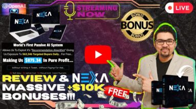 NEXA Review⚡💻[LIVE] Exploit X’s (AKA Twitter's) “Recommendation Algorithm”📲⚡FREE 10K Bonuses💲💰💸