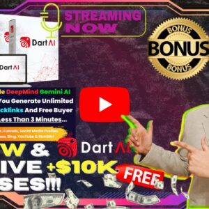 Dart AI Review⚡💻[LIVE] Rank Any Website Or Blog On Top Of Google📲⚡FREE 10K Bonuses💲💰💸