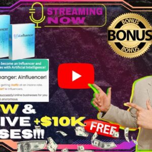 AInfluencer Review⚡💻[LIVE] Now ANYONE Can Become An Anonymous Influencer📲⚡FREE 10K Bonuses💲💰💸