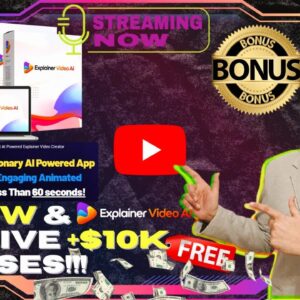 Explainer Video AI Review⚡💻Creates World-Class Explainer Videos In Any Niche📲⚡FREE 10K Bonuses💲💰💸
