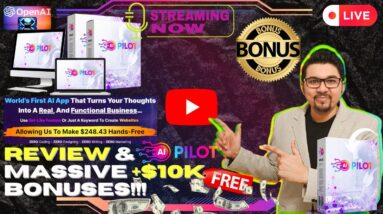 AI Pilot Review⚡💻[LIVE] AI Assistant Marketing Suite With 85-in-1 AI Tools📲⚡FREE 10K Bonuses💲💰💸