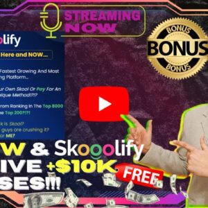 Skooolify Review⚡💻[LIVE] Be Part of the First-Ever Affiliate System for Skool📲⚡FREE 10K Bonuses💲💰💸