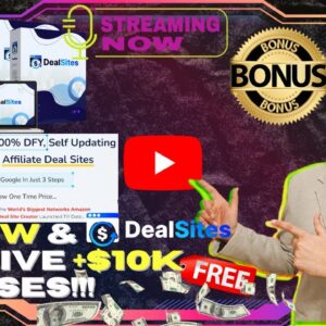 DealSites Review⚡💻Creates Self Updating Live Amazon & eBay Affiliate Deal Sites📲⚡FREE 10K Bonuses💲💰💸