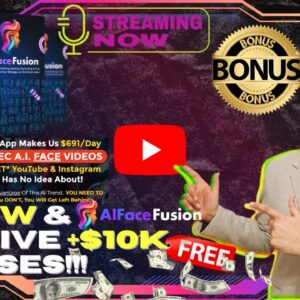 AiFaceFusion Review⚡💻[LIVE] Create 100s Of Traffic-Pulling Viral Ai FACE Videos📲⚡FREE 10K Bonuses💲💰💸