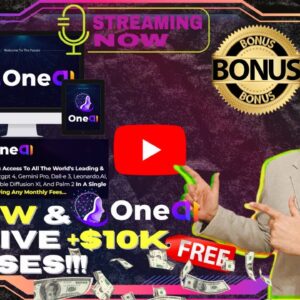 OneAi Review⚡💻[LIVE] Access All Premium AI's From A Single Dashboard📲⚡FREE 10K Bonuses💲💰💸