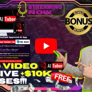 AiTuber DEMO⚡💻[LIVE] Create Stunning Viral YouTube Videos With AI📲⚡FREE 10K Bonuses💲💰💸