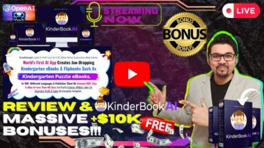 KinderBookAi Review⚡💻📲World’s First “Ai Kinder Book & Flipbooks” Creator App💻📲⚡FREE 10K Bonuses💲💰💸